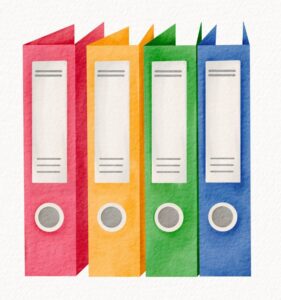 Picture of some folders