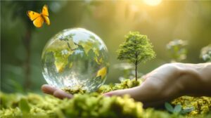 Picture of a green globe